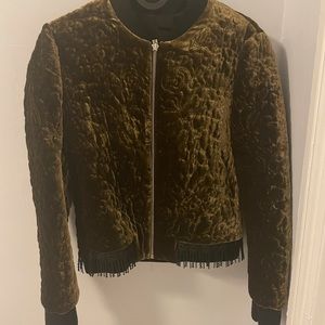 Stunning Elie Tahari Velvet Bomber